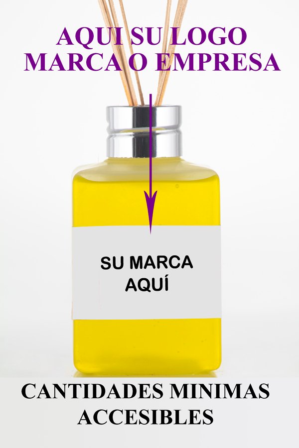 Difusor 125cc con Varillas Marca Blanca Aromatizadores